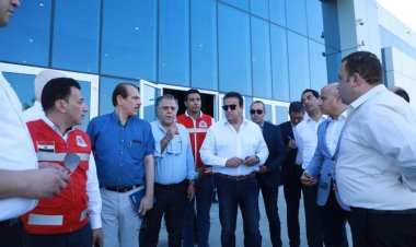 وزير الصحة يتفقد المستشفى الميداني المقام بجوار المركز الدولي للمؤتمرات بشرم الشيخ