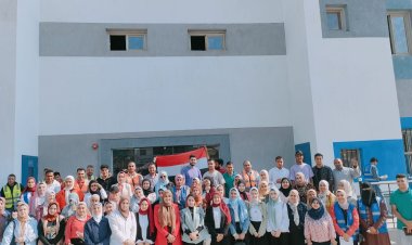 طلاب جامعة المنوفية يزورون مشروعات «حياة كريمة» بقرية شما