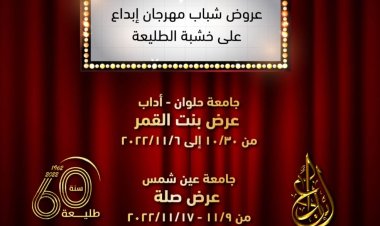 وزارة الرياضة تقدم العروض الفائزة في مهرجان إبداع لطلاب الجامعات المصرية