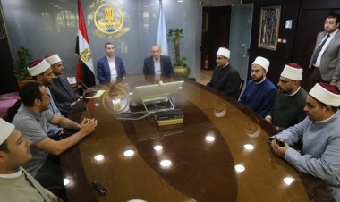 محافظ كفر الشيخ  يستقبل وفد الأزهر ويوجه بتيسير عمل القوافل الدعوية