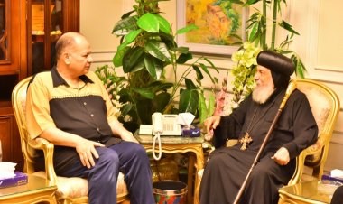 محافظ أسيوط يستقبل الأنبا توماس أسقف ايبارشية القوصية