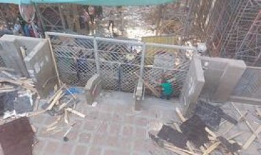 بالأسماء والصور.. 3 مصابين في حادث انهيار سقالات أمام مترو فيصل