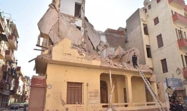 انهيار جزء من منزل بإحدي قرى الشرقية