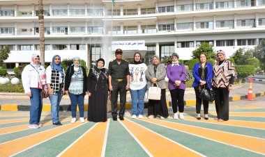 القوات المسلحة تنظم زيارة لوفد جمعية زوجات ضباط الشرطة وأسرهم للمجمع الطبي بالمعادي