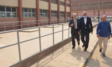 محافظ القليوبية يتابع أعمال العطل المفاجئ بمحولات كهرباء محطة مياه بنها