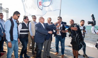 وزير الاتصالات يدشن الكابل البحرى الجديد «Red2Med»  المملوك للشركة المصرية للاتصالات