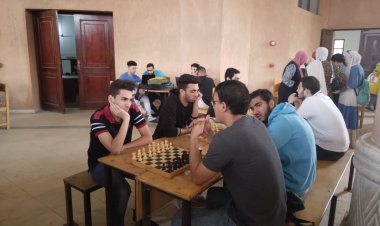 انطلاق دوري الشطرنج على مستوى الكليات بجامعة بنها