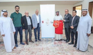 قبل مباراة السوبر.. بعثة الأهلي تلبي دعوة الفريق ركن سعيد الرميثي في الإمارات