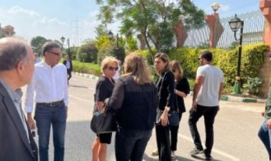 وزيرة الثقافة تشارك في جنازة الأديب الكبير بهاء طاهر