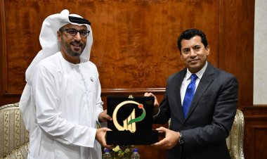 وزير الشباب والرياضة يلتقي الأمين العام لمؤسسة زايد العليا لأصحاب الهمم