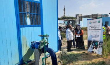 مهندسو مياه أسيوط يتابعون أعمال دق بئر إنتاجي ومد 2 كم شبكات بالفتح