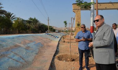 محافظ أسيوط يتفقد أعمال التطوير الشاملة لمسار رحلة العائلة المقدسة