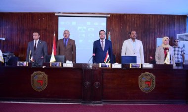 رئيس جامعة سوهاج يشهد ختام  فاعليات الحوار الوطني للتغيرات المناخية