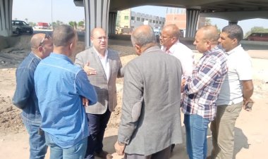نائب محافظ الجيزة يتابع تعديل المرافق المتعارضة مع تحويل مسار مصرف ناهيا