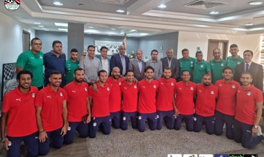 اتحاد الكرة يكرم منتخب الكرة الشاطئية بعد التأهل لكأس العالم 