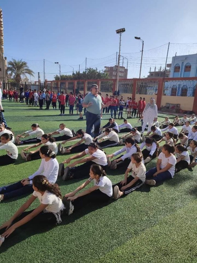 مركز شباب كفر الحصر يستقبل طلاب مدرسة الشهيد أحمد السيد طنطاوي الابتداية بالزقايق