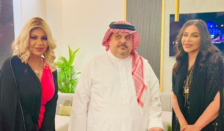 بوسى شلبى وأحلام يشهدان أمسية الأمير الشاعر عبد الرحمن بن مساعد بمعرض الرياض الدولي للكتاب