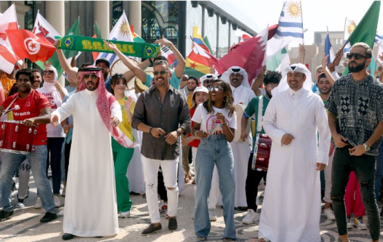 كأس العالم بقطر.. نجوم الدول العربية يغنون «نشجع الأفضل والكرة الأجمل .. وكلّنا الأول»