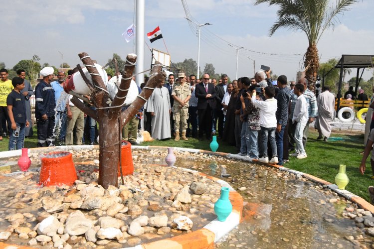 ضمن مبادرة زراعة 100 مليون شجرة.. محافظ قنا يفتتح الحديقة العامة بمدينة دشنا 