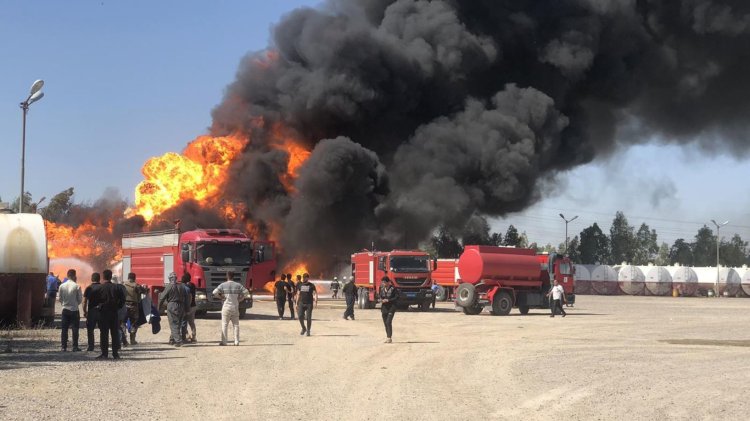 العراق.. اندلاع حريق في مصفى بأربيل أدى إلى خسائر مادية كبيرة