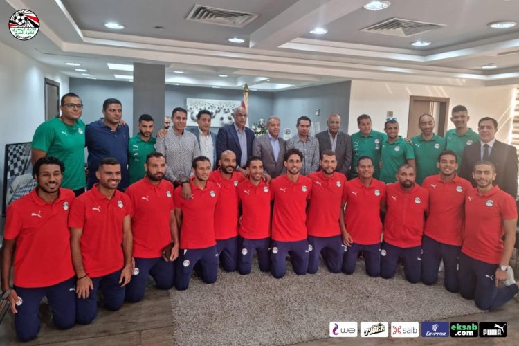 اتحاد الكرة يكرم منتخب الكرة الشاطئية بعد التأهل لكأس العالم 