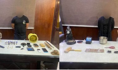 ضبط مصنعين لتصنيع مخدر الحشيش بالهرم