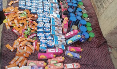 ضبط 610 عبوة مواد غذائية مجهولة المصدر ومنتهية الصلاحية