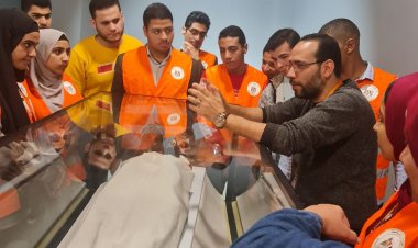 وفود برلمان الشباب في زيارة لمتحف كفر الشيخ ضمن جولاتهم بالمؤسسات الحكومية