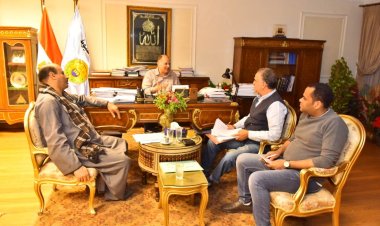 محافظ أسيوط يلتقى أعضاء مجلس النواب لحل مشاكل دوائرهم واستعراض نسب تنفيذ المشروعات