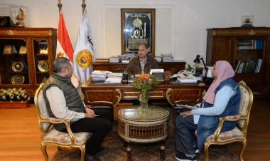 محافظ أسيوط يتابع تجهيزات مقر مكتبة مصر العامة بقرية بني عدي بمنفلوط