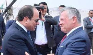الرئيس السيسي يستقبل ملك الأردن.. صور