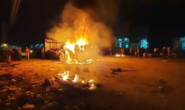 الحماية المدنية تسيطر علي حريق سيارة نقل بالمحلة الكبري