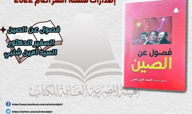 «فصول عن الصين».. أحدث إصدارات هيئة الكتاب لـ السيد أمين شلبي
