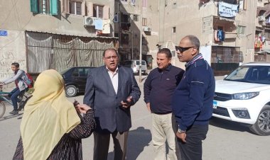 السكرتير العام  لمحافظة بورسعيد يتابع أعمال النظافة بحي الزهور