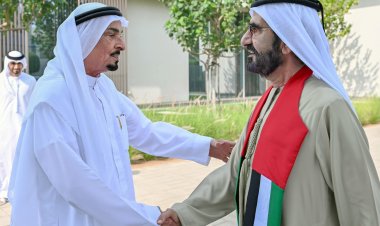 محمد بن راشد يلتقي حاكم عجمان