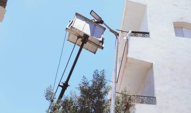 صيانة ورفع كفاءة الإنارة العامة بمركز ومدينة فايد ببورسعيد