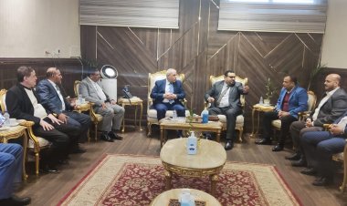 وفد حزب «العدل» ومجلس رجال الأعمال اليمني يزور هيئة تنمية الصعيد
