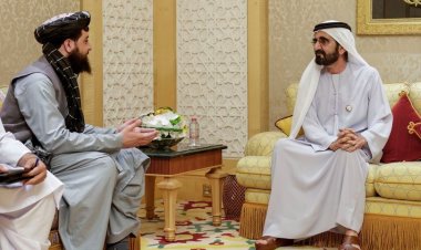 محمد بن راشد يستقبل وزير الدفاع الأفغاني بالإنابة