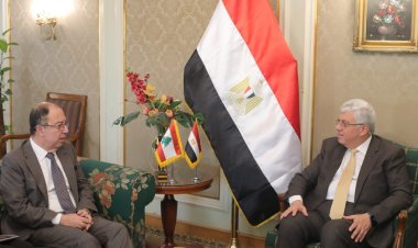 وزير التعليم العالي يستقبل السفير اللبناني بالقاهرة