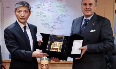 وزير السياحة يستقبل سفير جمهورية الصين الشعبية بالقاهرة والوفد المرافق له