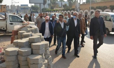 محافظ القليوبية يتفقد المنطقة المحيطة بقصر محمد علي