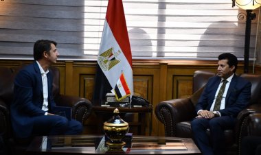 وزير الرياضة يبحث التعاون مع مؤسسة «إيجيس» في مجال إدارة المشروعات الرياضية