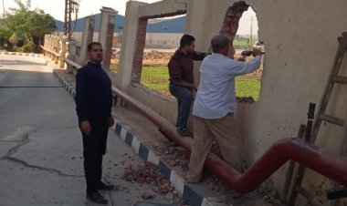 تنفيذ إزالة فورية للبناء دون ترخيص وتطبيق القانون على المخالفين بالزقازيق