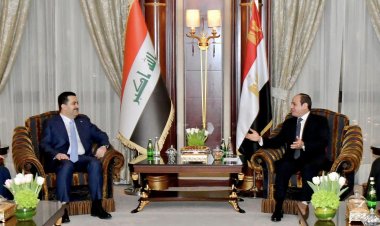 السيسي يلتقي رئيس وزراء العراق بالرياض