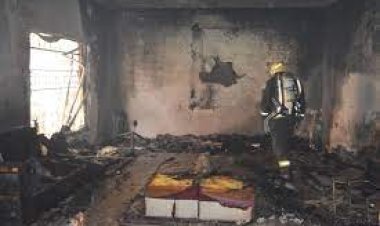 إخماد حريق بمنزل مكون من طابقين بمنطقة القناطر الخيرية