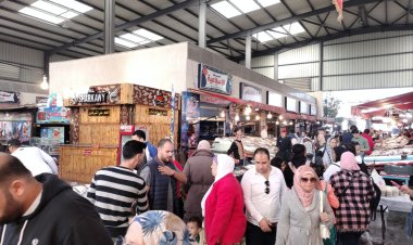 إقبال كبير على سوق الأسماك الجديد من أبناء المحافظة والمحافظات الأخرى