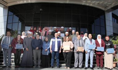 محافظ بني سويف يشهد ختام فاعليات تكريم المشاركين في حملة الـ 16 يوم