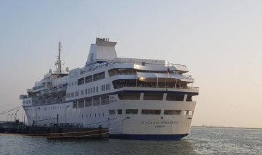 ميناء بورسعيد يستقبل الرحلة الثانية للسفينة السياحية «AEGEAN ODYSSEY»