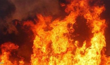 نشوب حريق هائل في عقار بمنطقة عابدين 