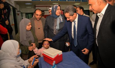 محافظ الغربية يشهد انطلاق التطعيم ضد شلل الأطفال